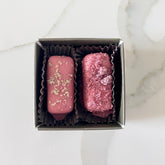 20th Anniversary Exotic Salted Caramels : : Ruby Dipped Assortment-Chocolate-Eclipse Chocolate